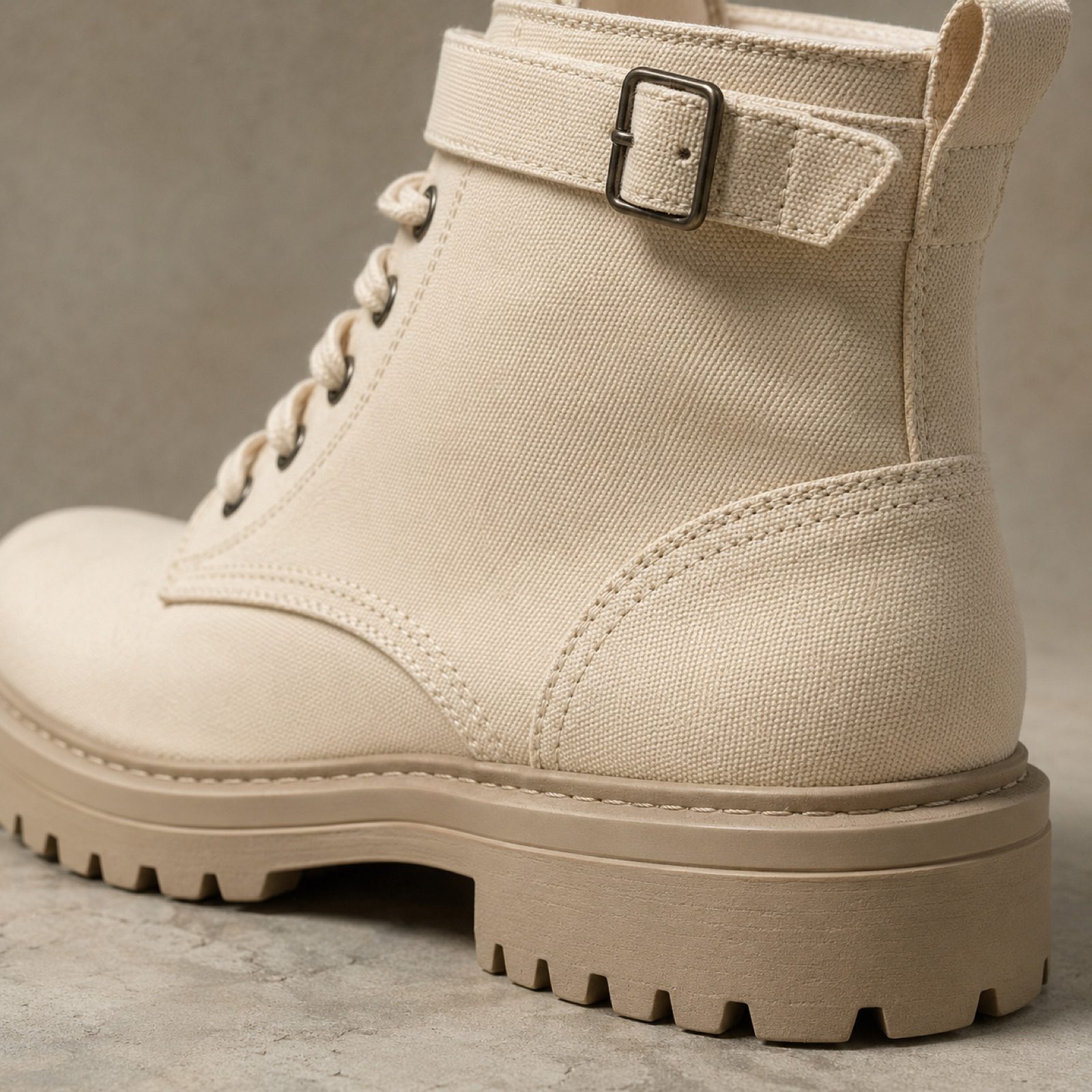 Penarth ankle boot — Boots by WOODLAND. close detail of the fabric and finish.