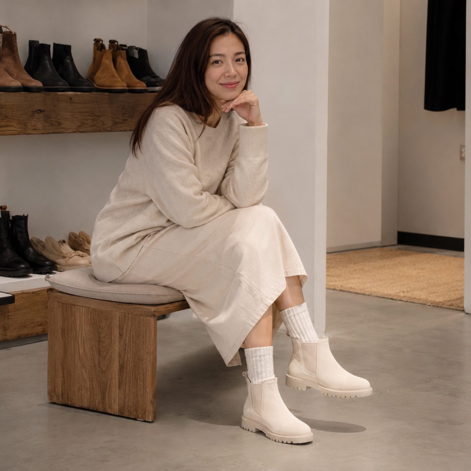 Penarth ankle boot — Boots by WOODLAND. worn by a model.