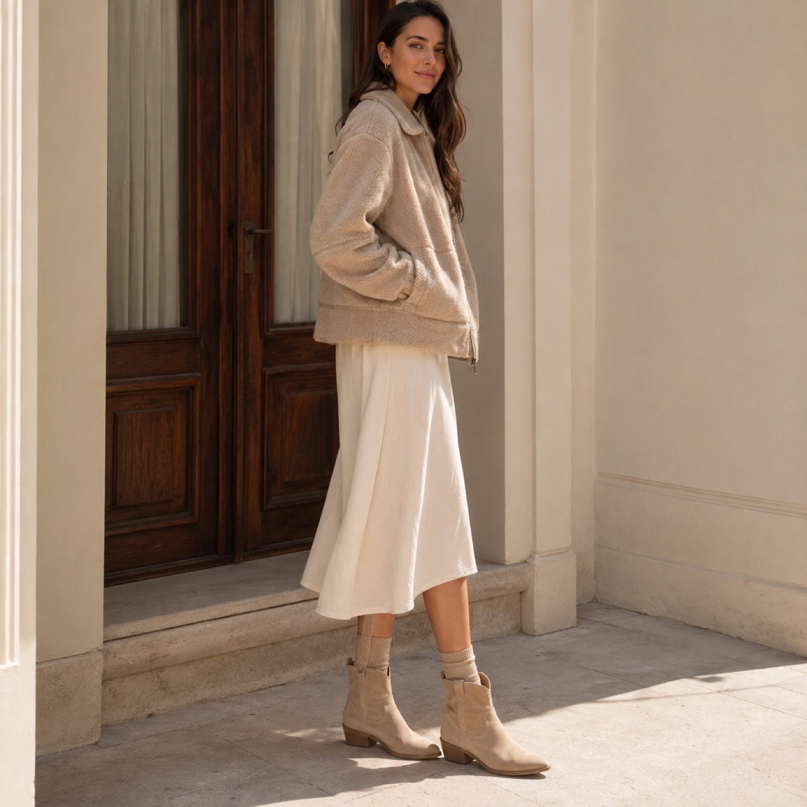 Dune soft western boot — Boots by WOODLAND. worn by a model.