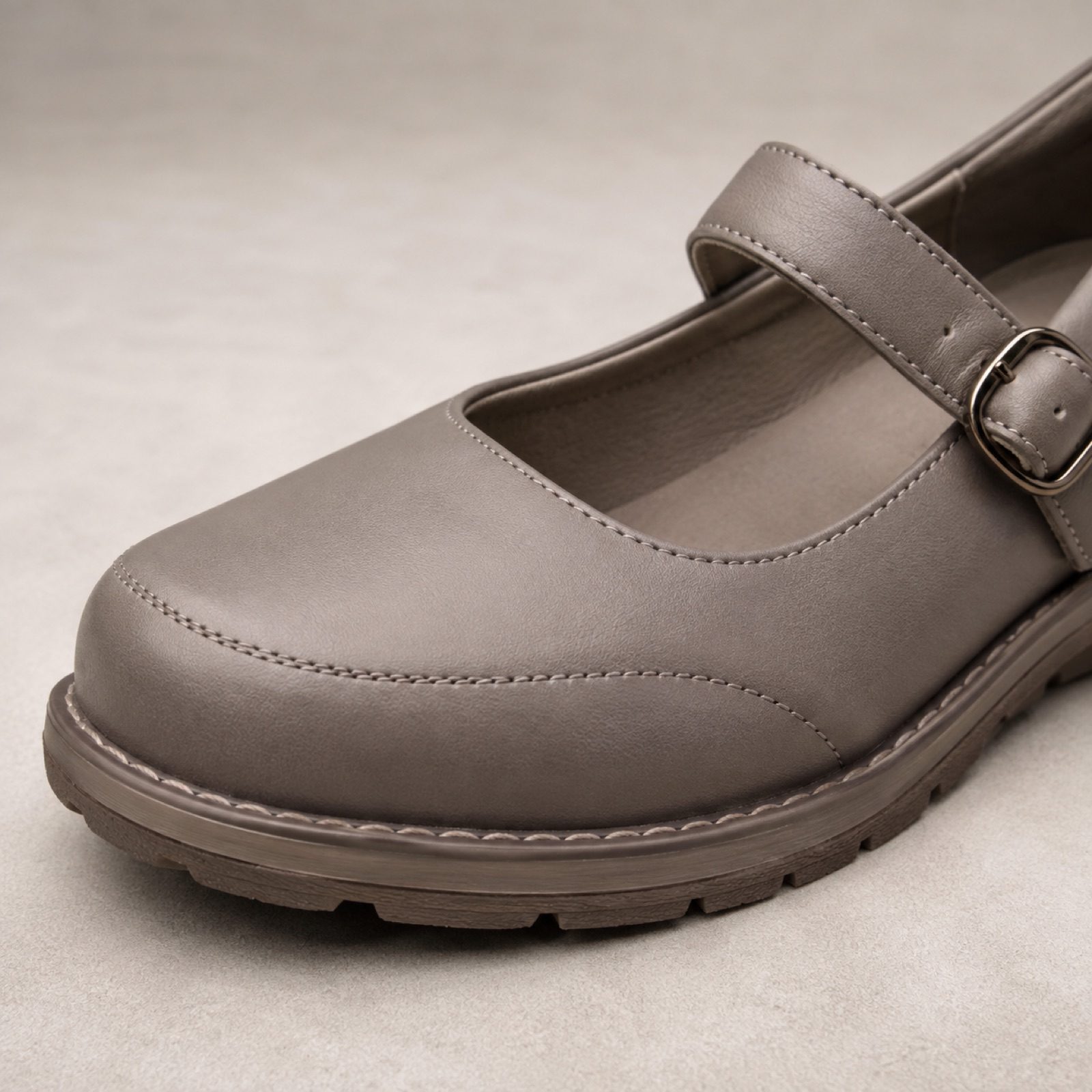 Hale ballet flat — Flats by WOODLAND. close detail of the fabric and finish.
