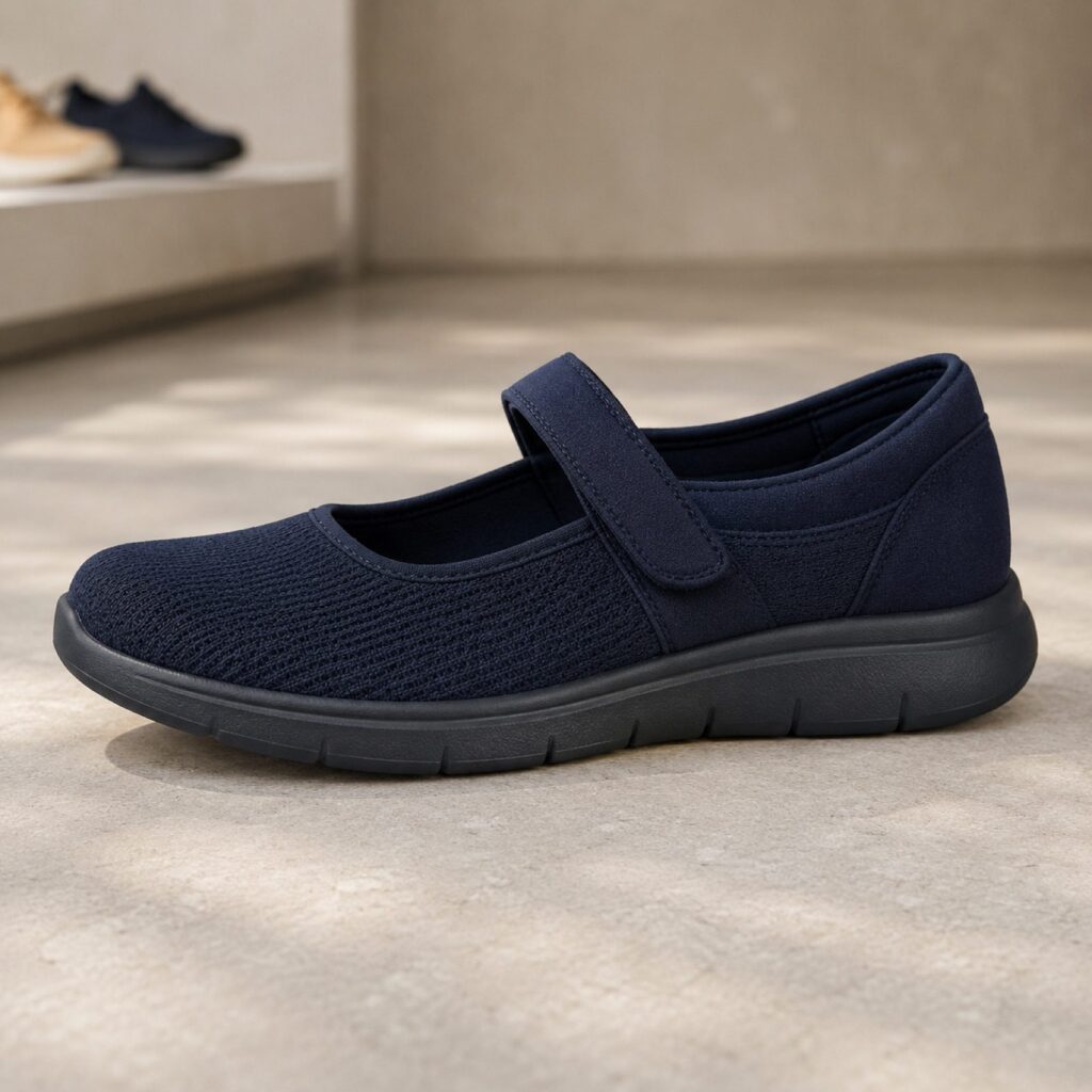 Tide ballet flat — Flats by WOODLAND. product photograph on a white background.
