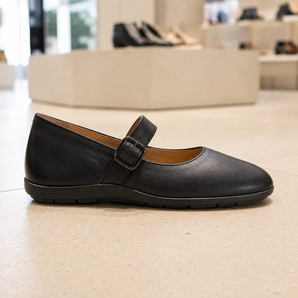 Tide woven flat shoe — Flats by WOODLAND. product photograph on a white background.