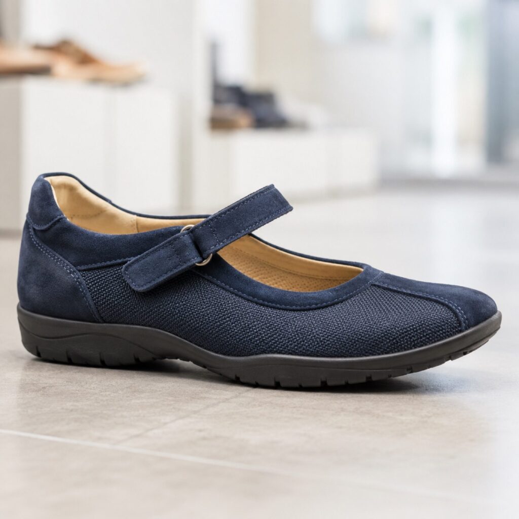 Rook woven flat shoe — Flats by WOODLAND. product photograph on a white background.