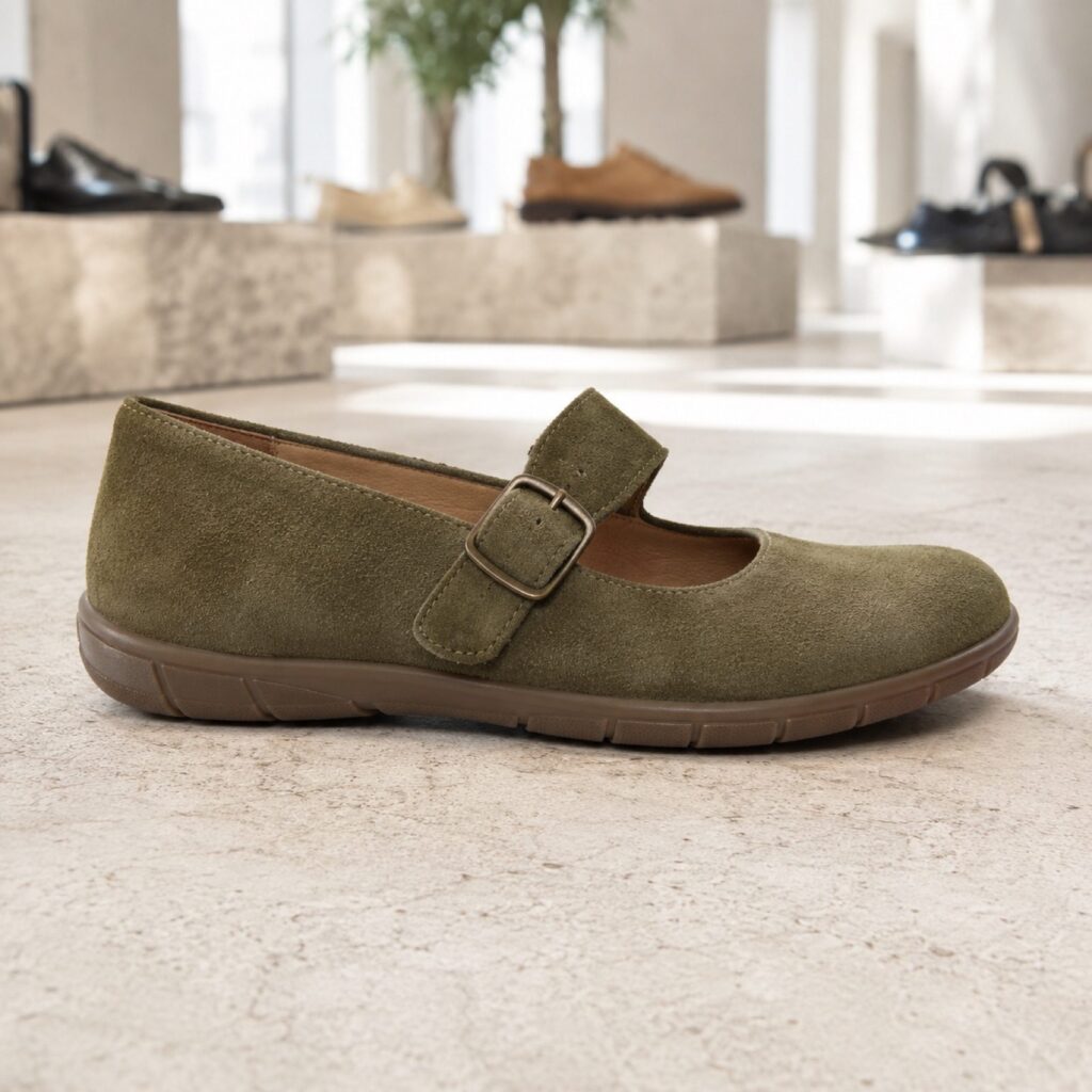 Tide soft mary jane — Flats by WOODLAND. product photograph on a white background.