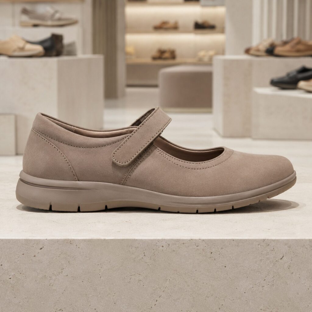 Vale soft mary jane — Flats by WOODLAND. product photograph on a white background.
