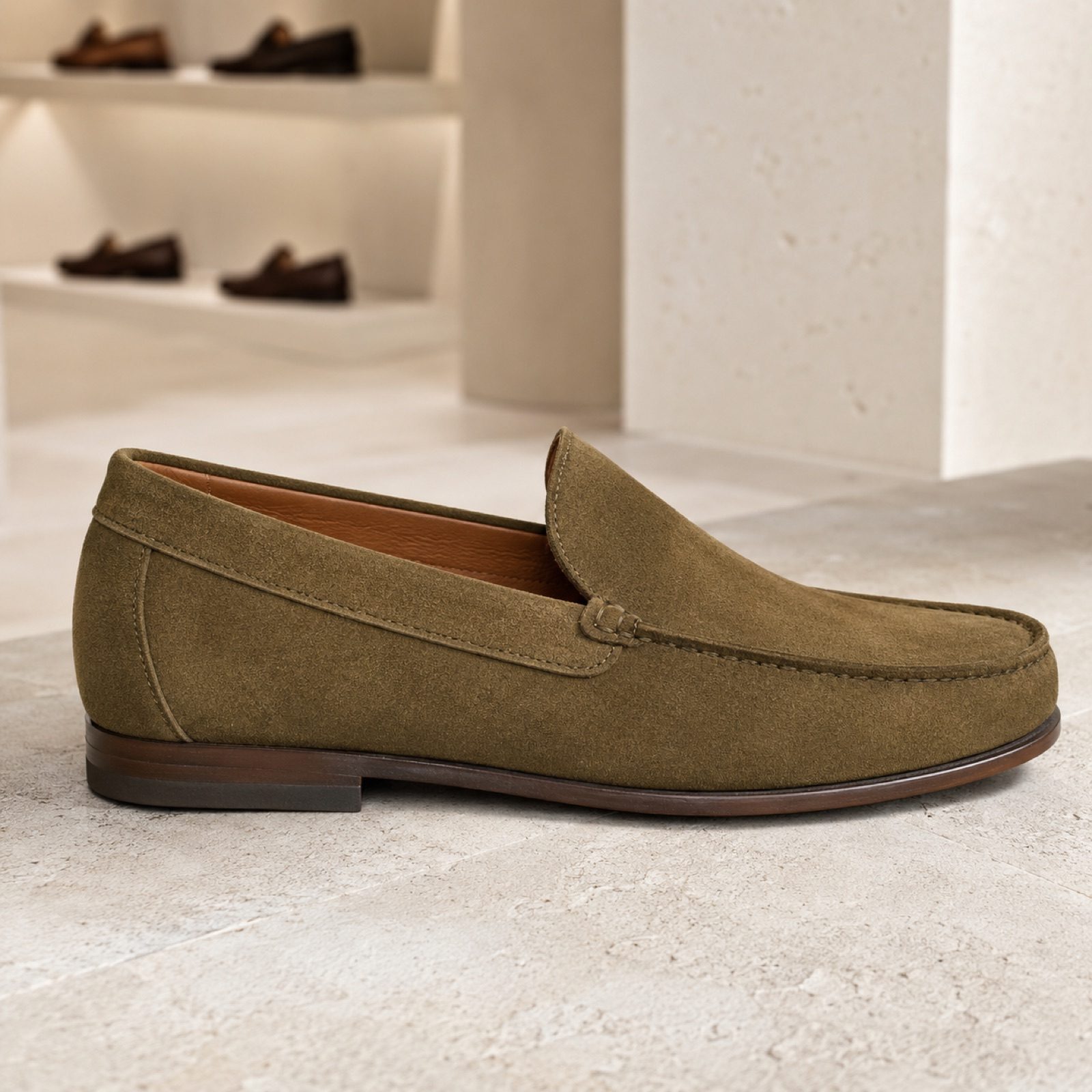 Severn square keeper loafer — Loafers by WOODLAND. product photograph on a white background.