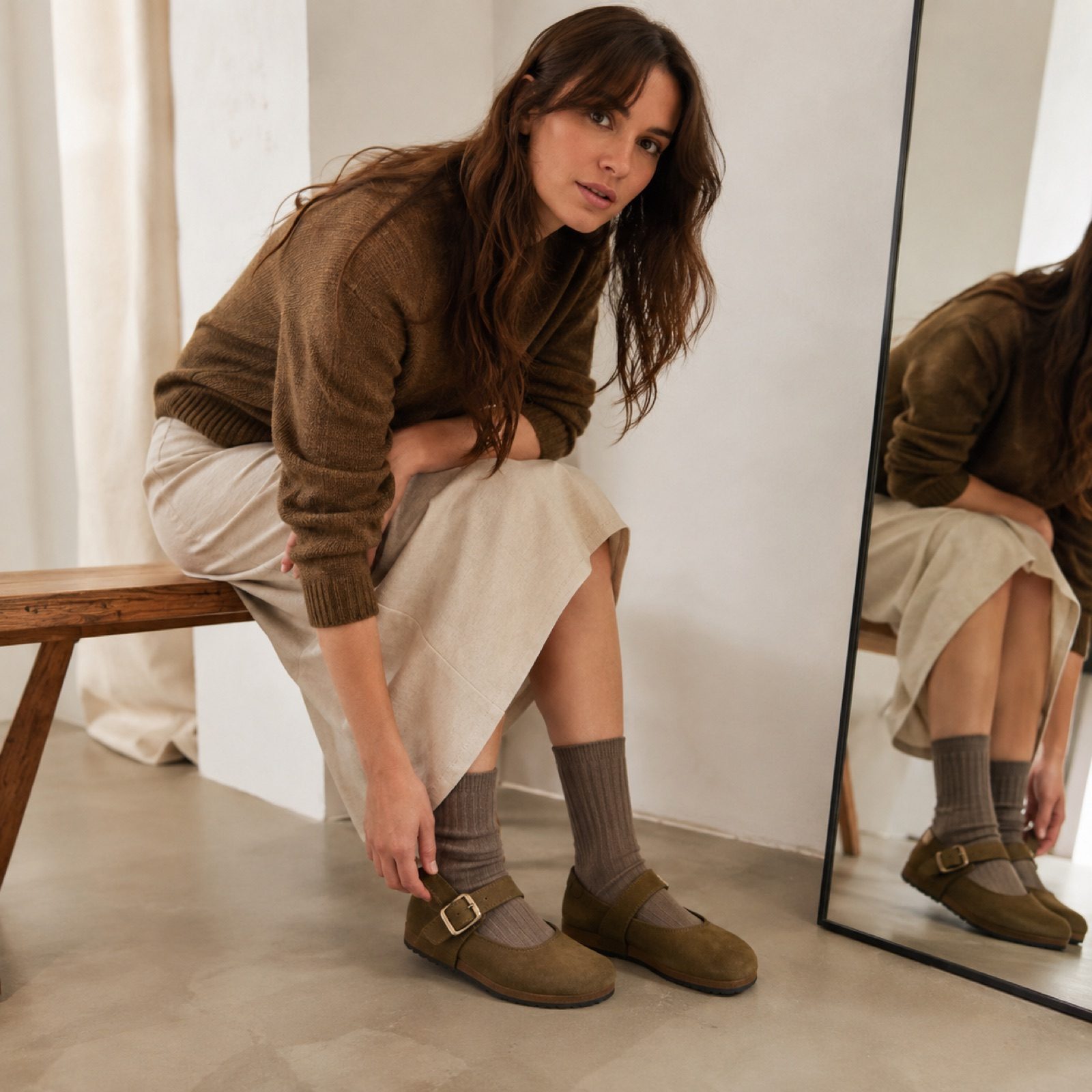 Severn square keeper loafer — Loafers by WOODLAND. worn by a model.