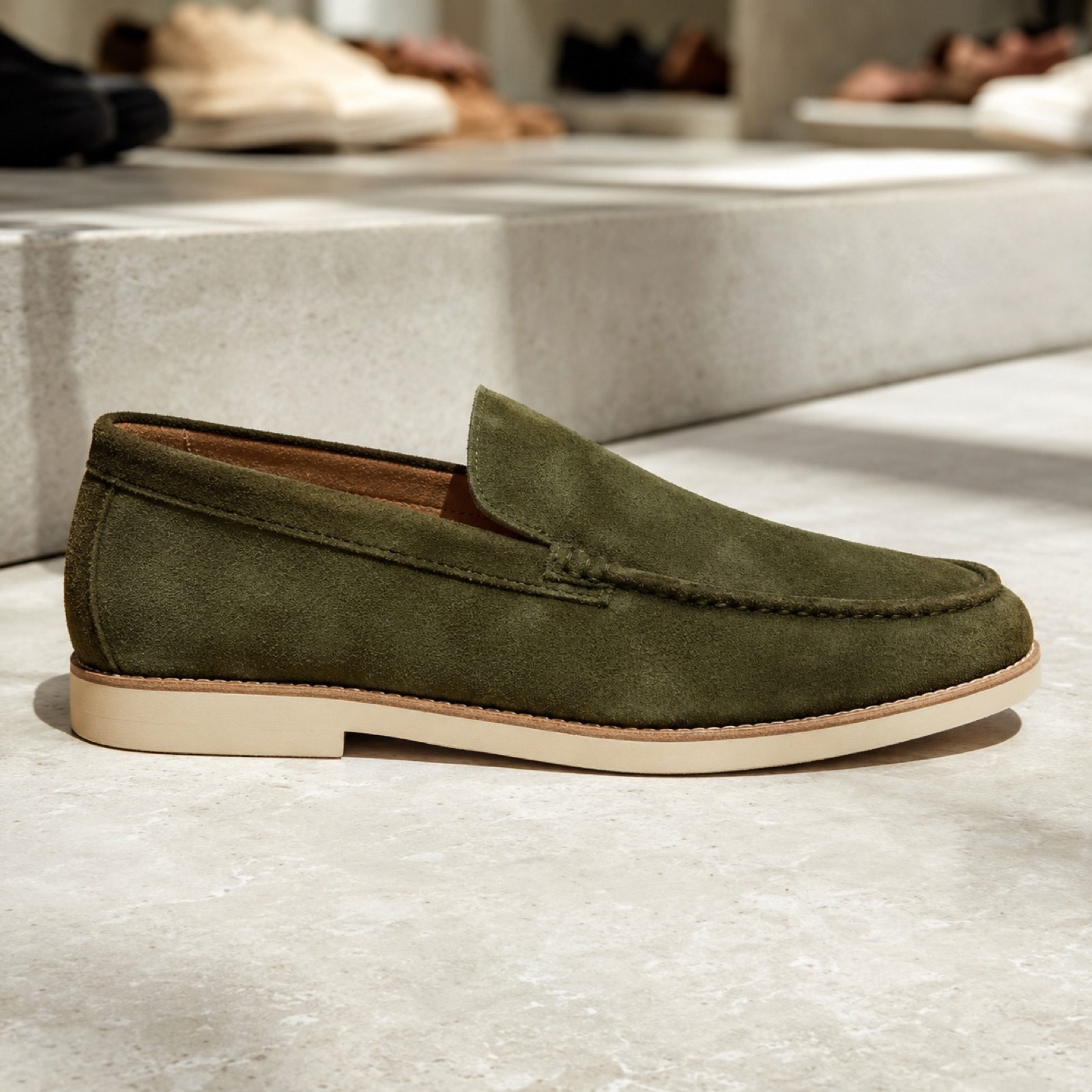 Bramble low profile driving loafer — Loafers by WOODLAND. product photograph on a white background.