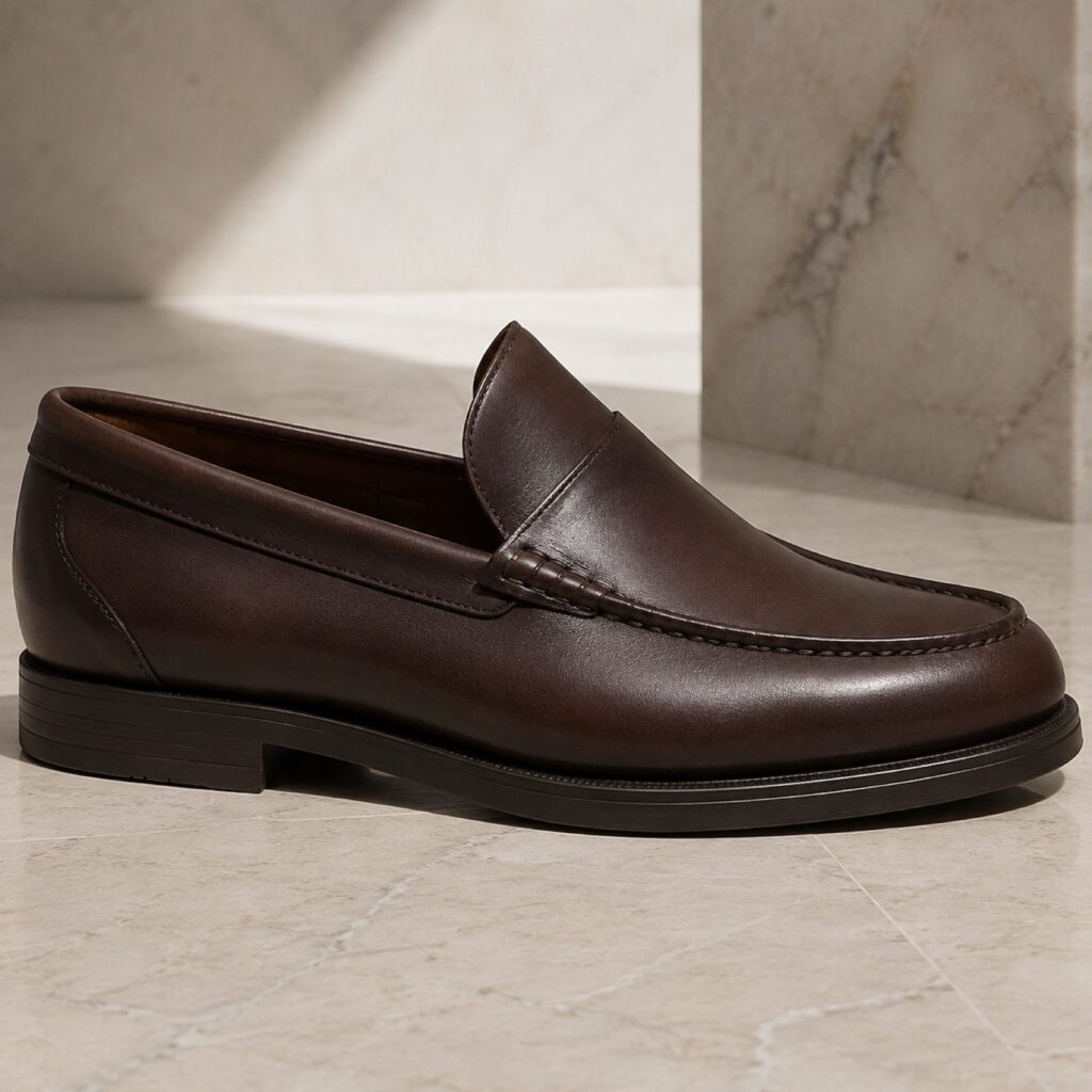 Rook low profile driving loafer — Loafers by WOODLAND. product photograph on a white background.