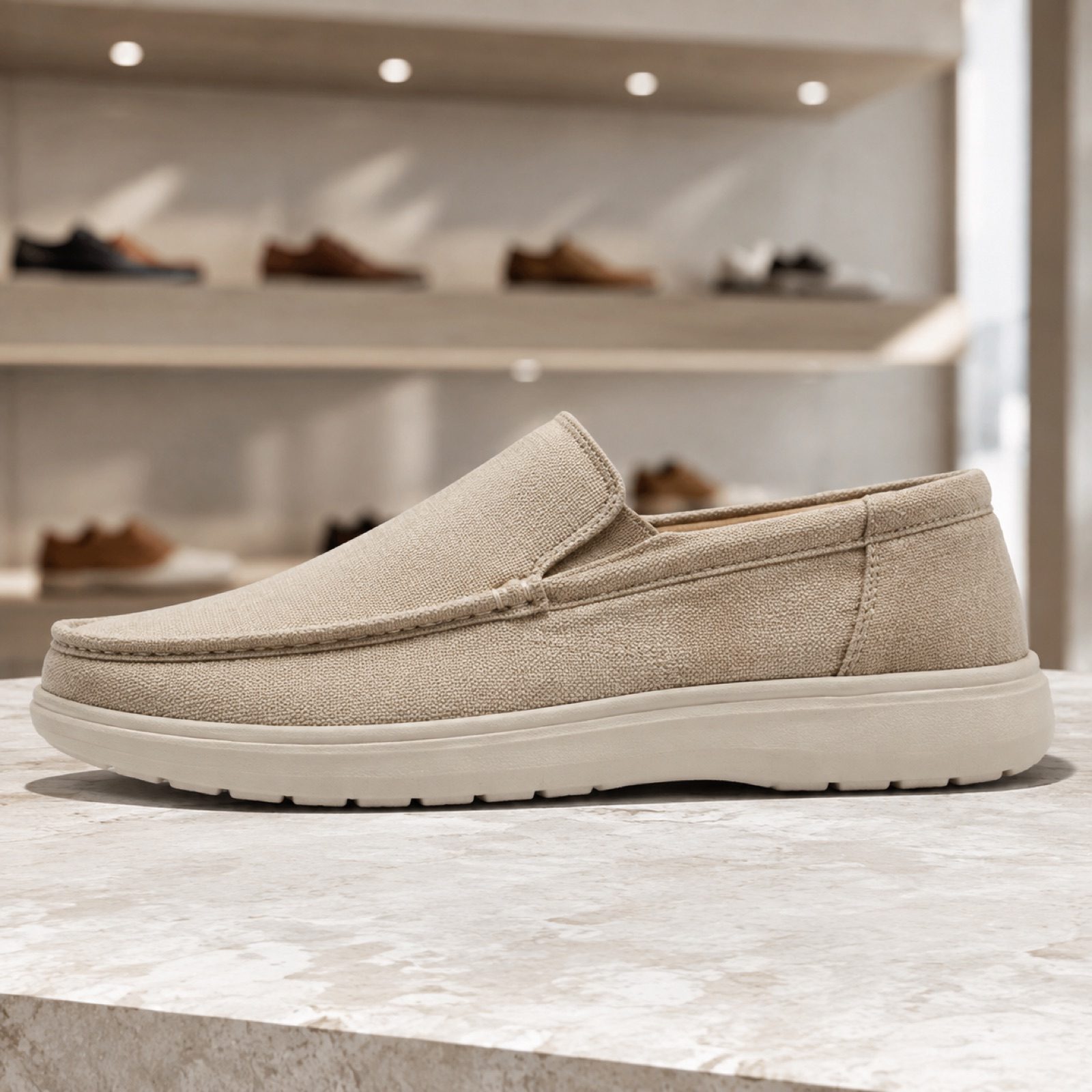Wye penny loafer — Loafers by WOODLAND. product photograph on a white background.