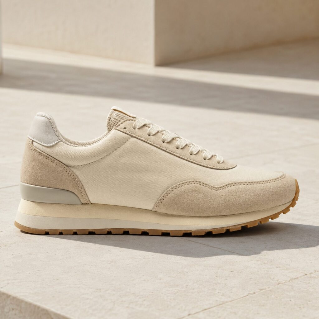 Fenn retro runner — Trainers by WOODLAND. product photograph on a white background.