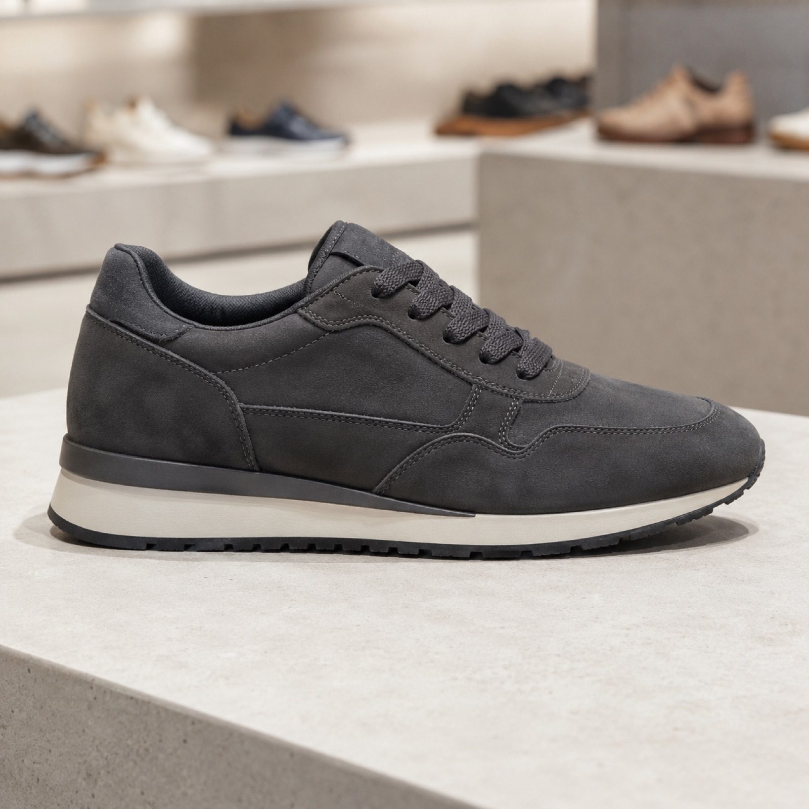 Gable low gum-sole trainer — Trainers by WOODLAND. product photograph on a white background.