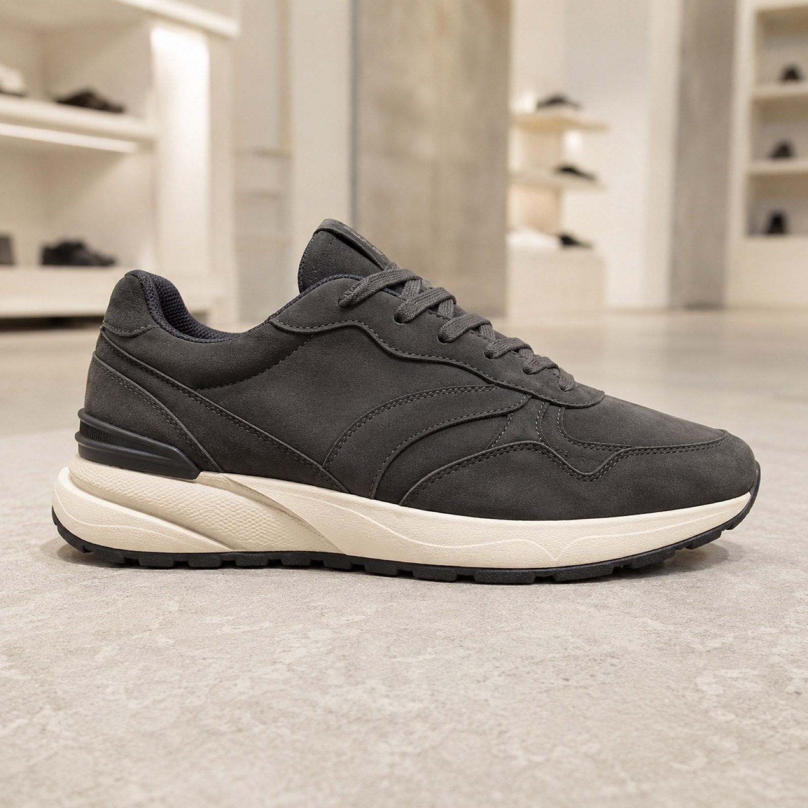 Cliff low gum-sole trainer — Trainers by WOODLAND. product photograph on a white background.