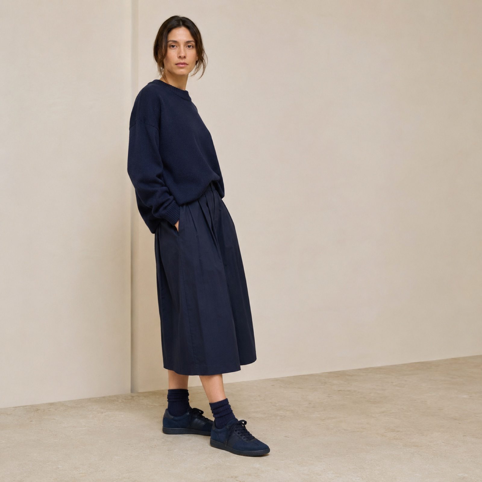 Rook court trainer — Trainers by WOODLAND. worn by a model.