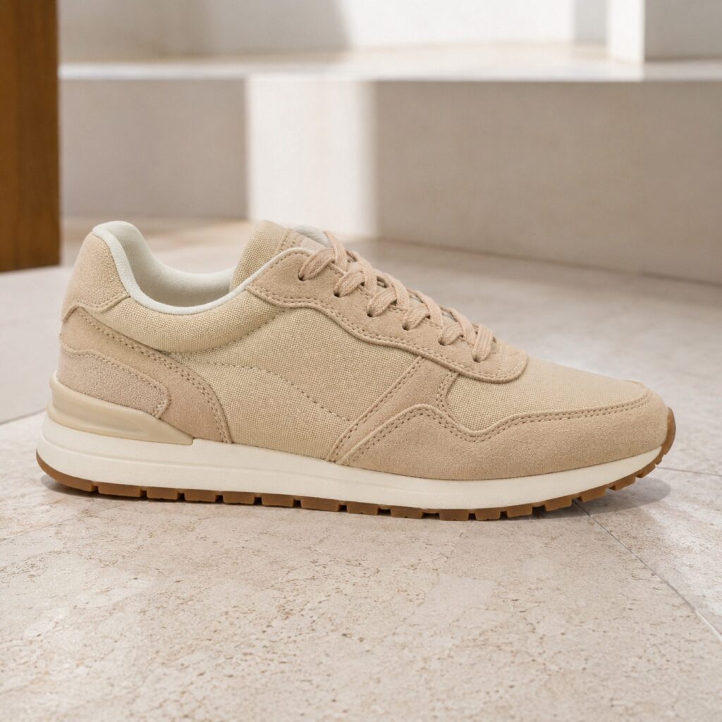 Bay low gum-sole trainer — Trainers by WOODLAND. product photograph on a white background.