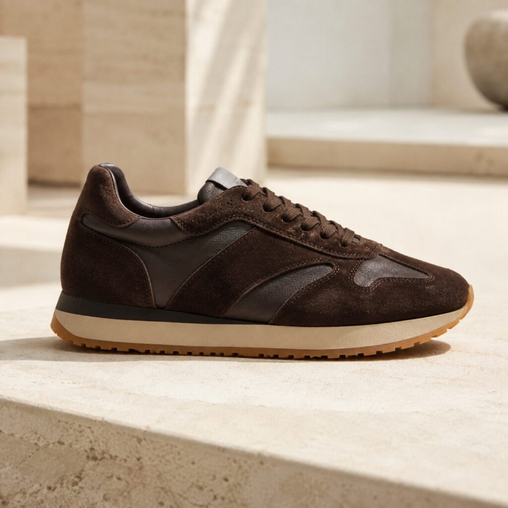Penarth canvas lace trainer — Trainers by WOODLAND. product photograph on a white background.
